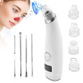 Warm function comedo suction beauty device 6 probes electric comedo pore extractor clean tool  blackhead remover vacuum